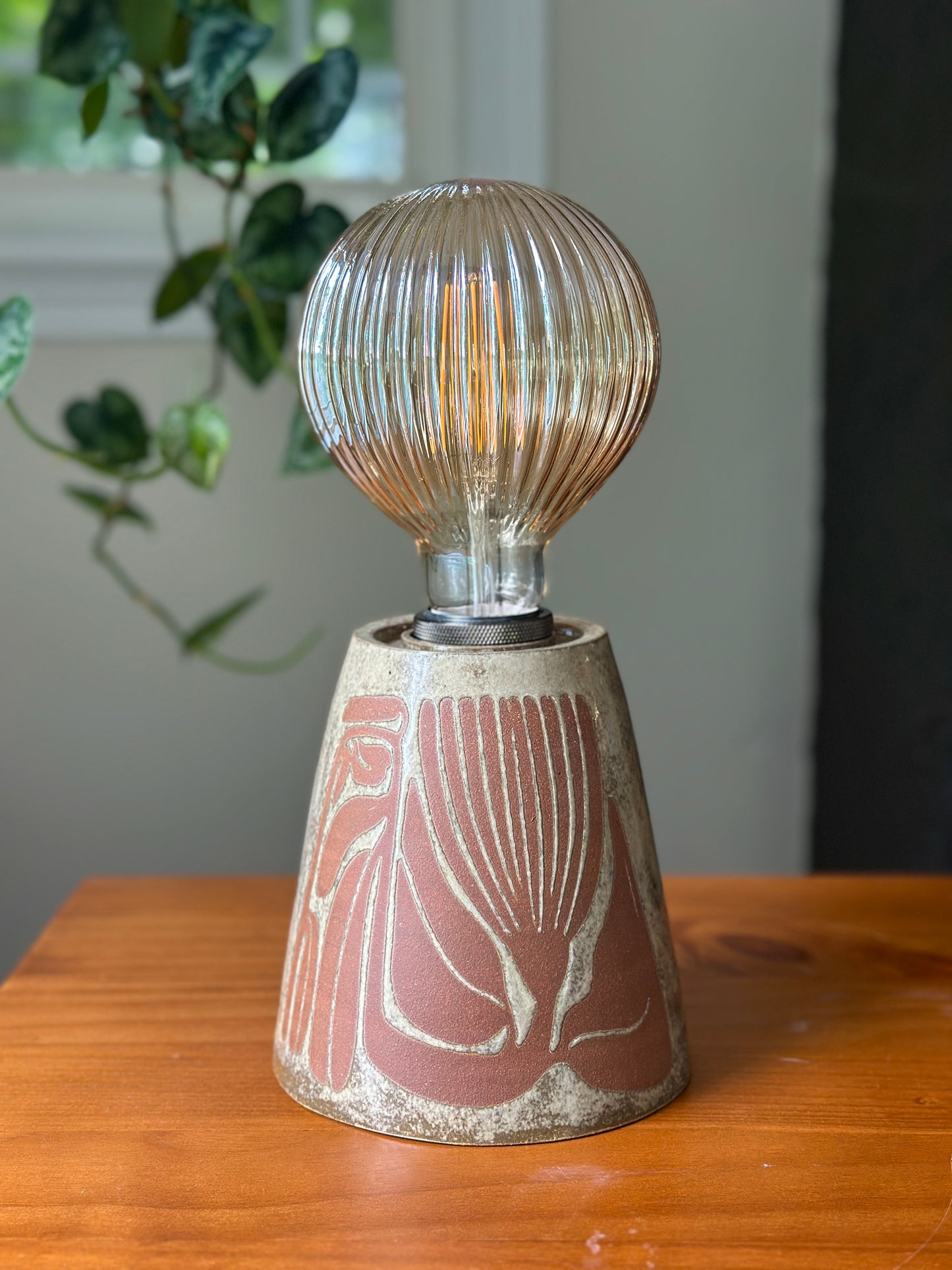Rustic Babe Globe Lamp