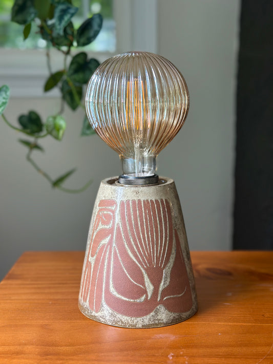 Rustic Babe Globe Lamp